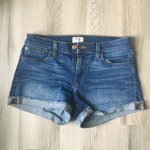 Jcrew denim shorts